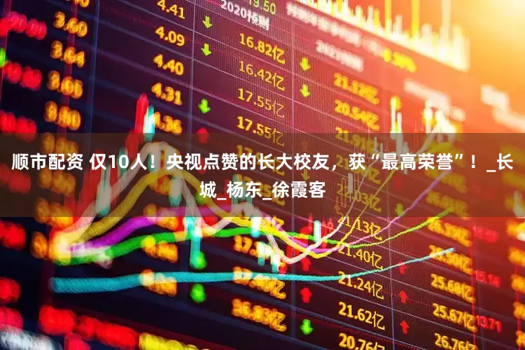 顺市配资 仅10人！央视点赞的长大校友，获“最高荣誉”！_长城_杨东_徐霞客